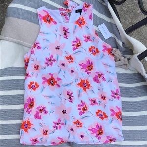 Banana Republic Floral Bow Back Tank